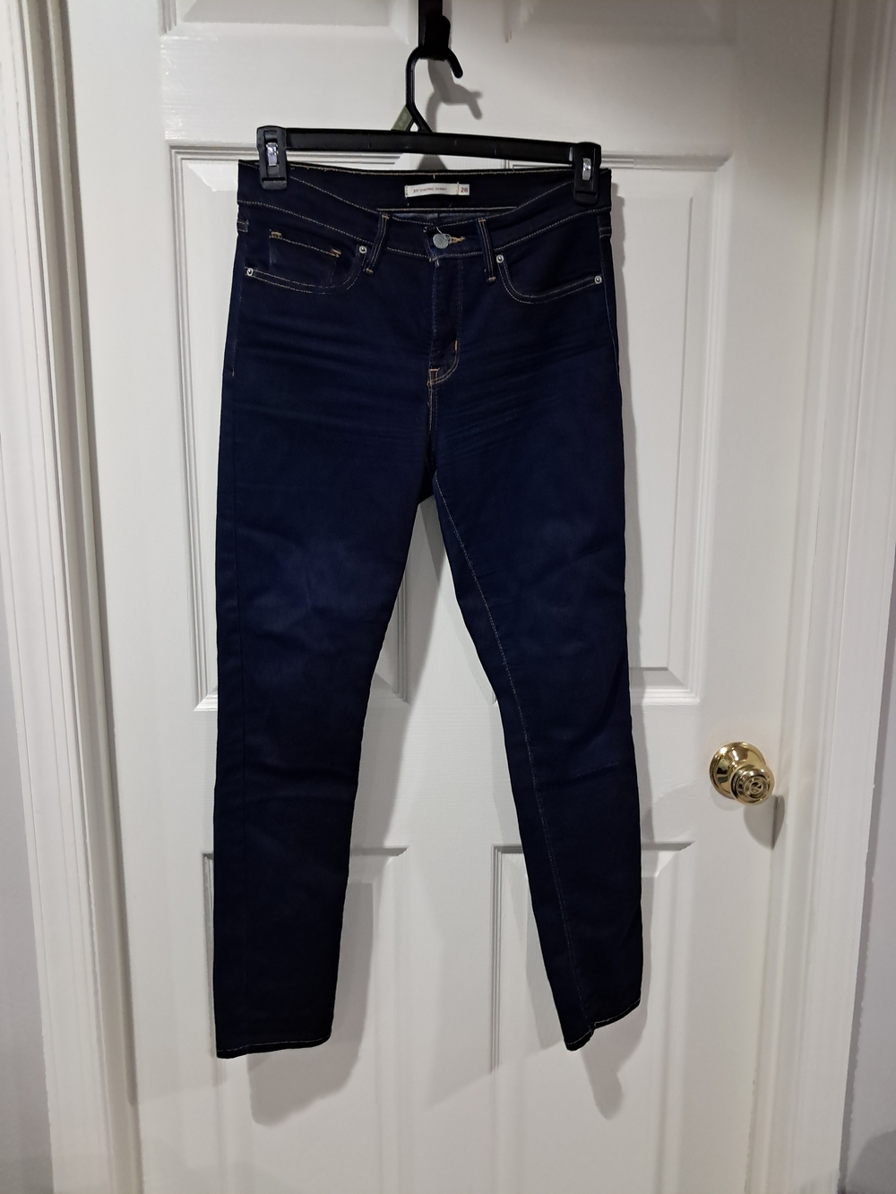 Levi's Navy Skinny Jeans with Contrast Stitching